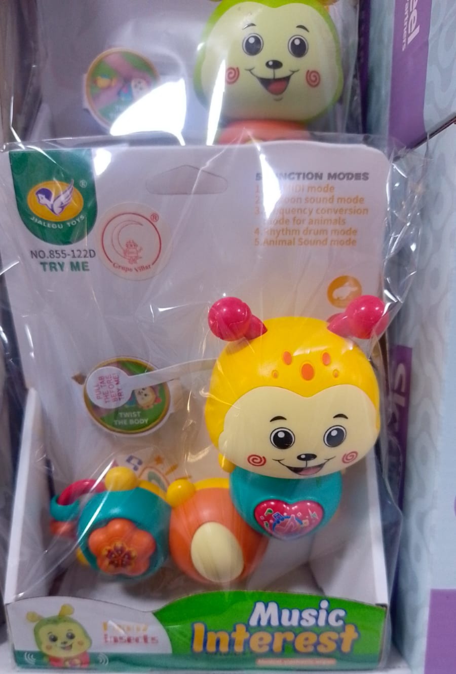 GUSANO MUSICAL BEBE 
