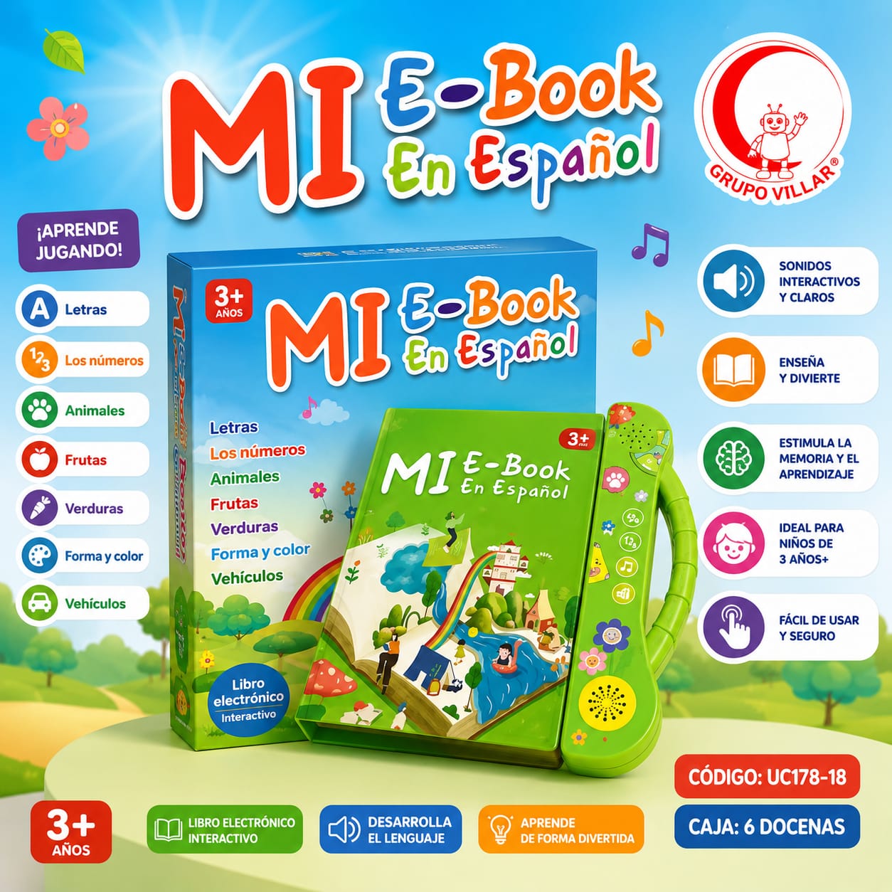 LIBRO ELECTRONICO CON PLUMON