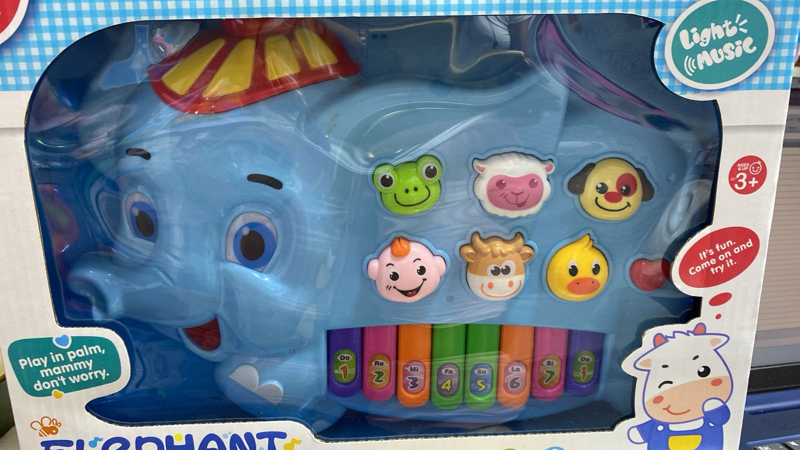 PIANO MUSICAL ELEFANTE 