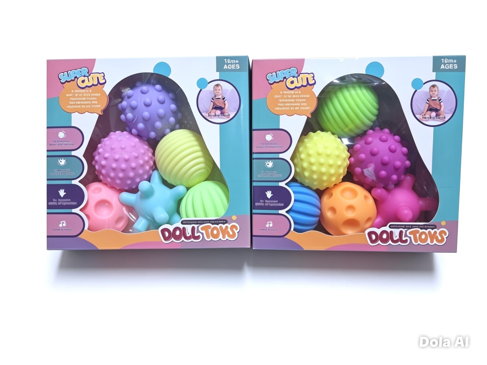 PELOTA TEXTURA EN CAJA 