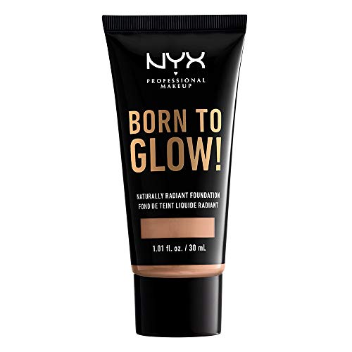 Base de maquillaje NYX PROFESSIONAL MAKEUP Born To Glow Naturally Radiant, cobertura media, beige suave