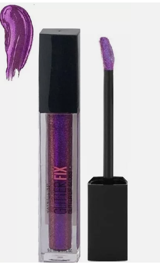 Maybelline Gloss Glitter Fix Glitter Lipstick 70 Wicked Tease Purple