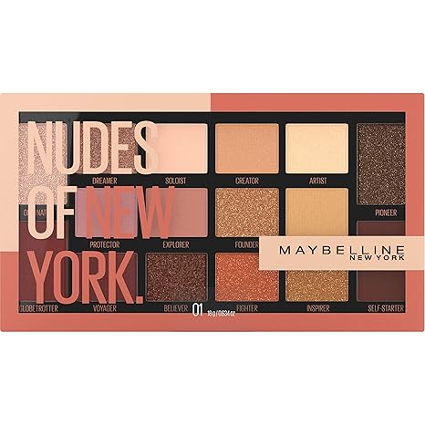 Maybelline New York Nudes 16 Pan Paleta de Sombra de Ojos