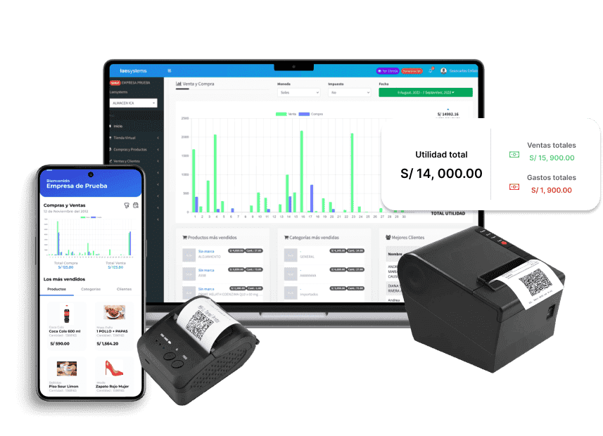 Sistema todo en uno para administrar tú negocio
